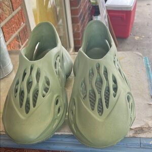 Green Slip-On Clogs (Yeezy style)